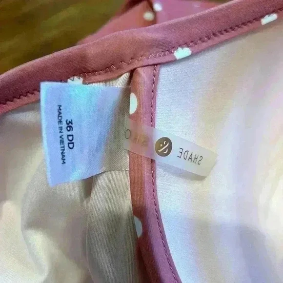 Shade and Shores Pink and White Polka Dot Swimsuit 🩱 - Picture 7 of 7